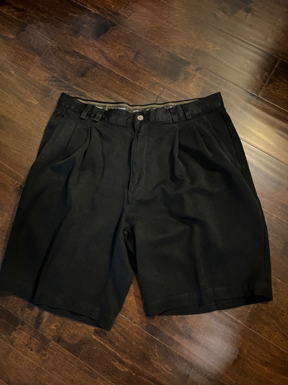 Tommy Bahama Black Flat Front Shorts